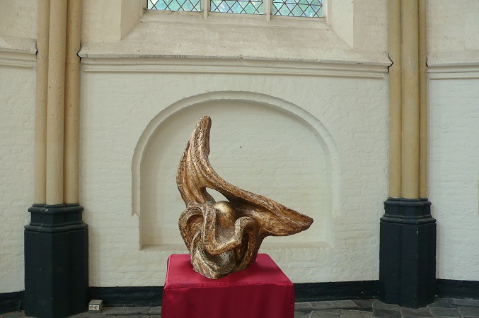Bronze statue Birth and Life process