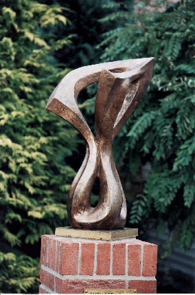 Bronze statue meeting place, Eefde